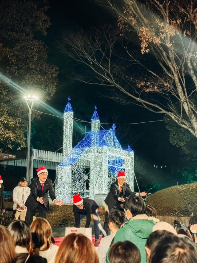 日本のクリスマスは山口から イルミネーション点灯式を開催しました